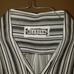 button down shirt by blue ink.